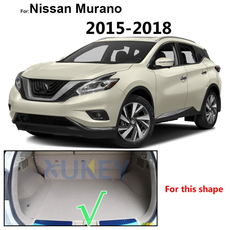 Аксессуары подходят для Nissan Murano задний багажник Грузовой лайнер загрузки коврик лоток пол ковер грязи удар протектор