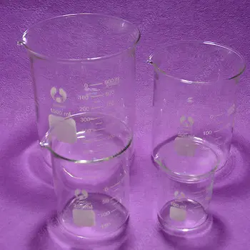 

Glass Beakers 100ml 250ml 500ml 1000ml Each One,Lab Glassware Set