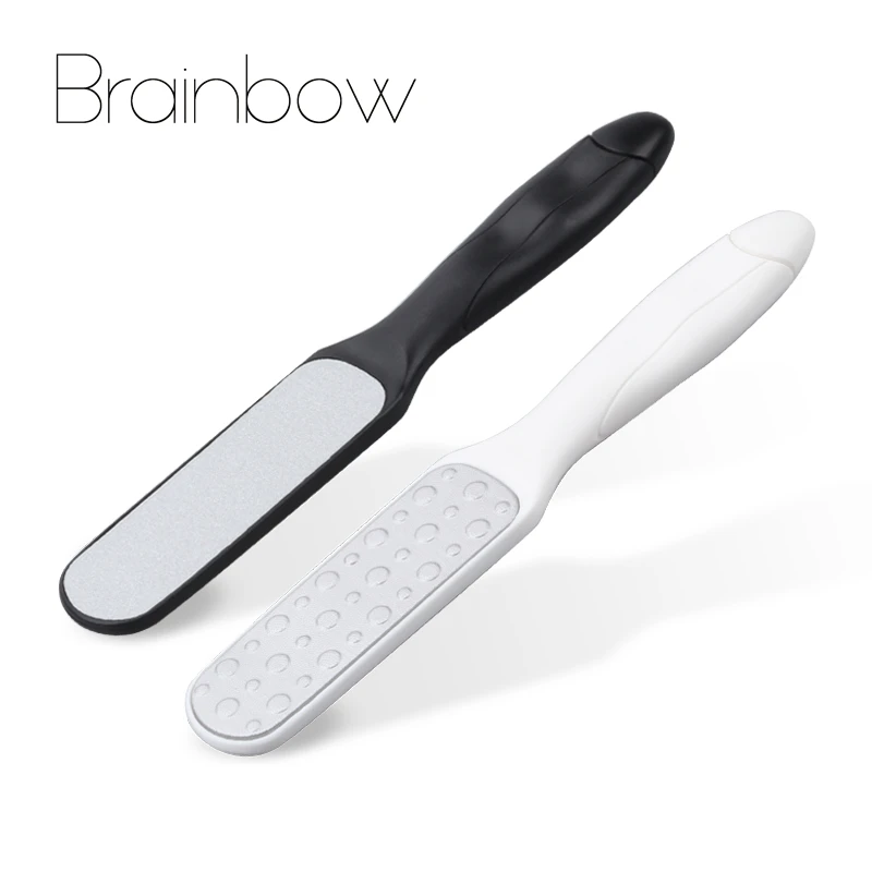 Brainbow 1pc Doule Sided Foot Rasp Steel Foot File Pedicure Tool for