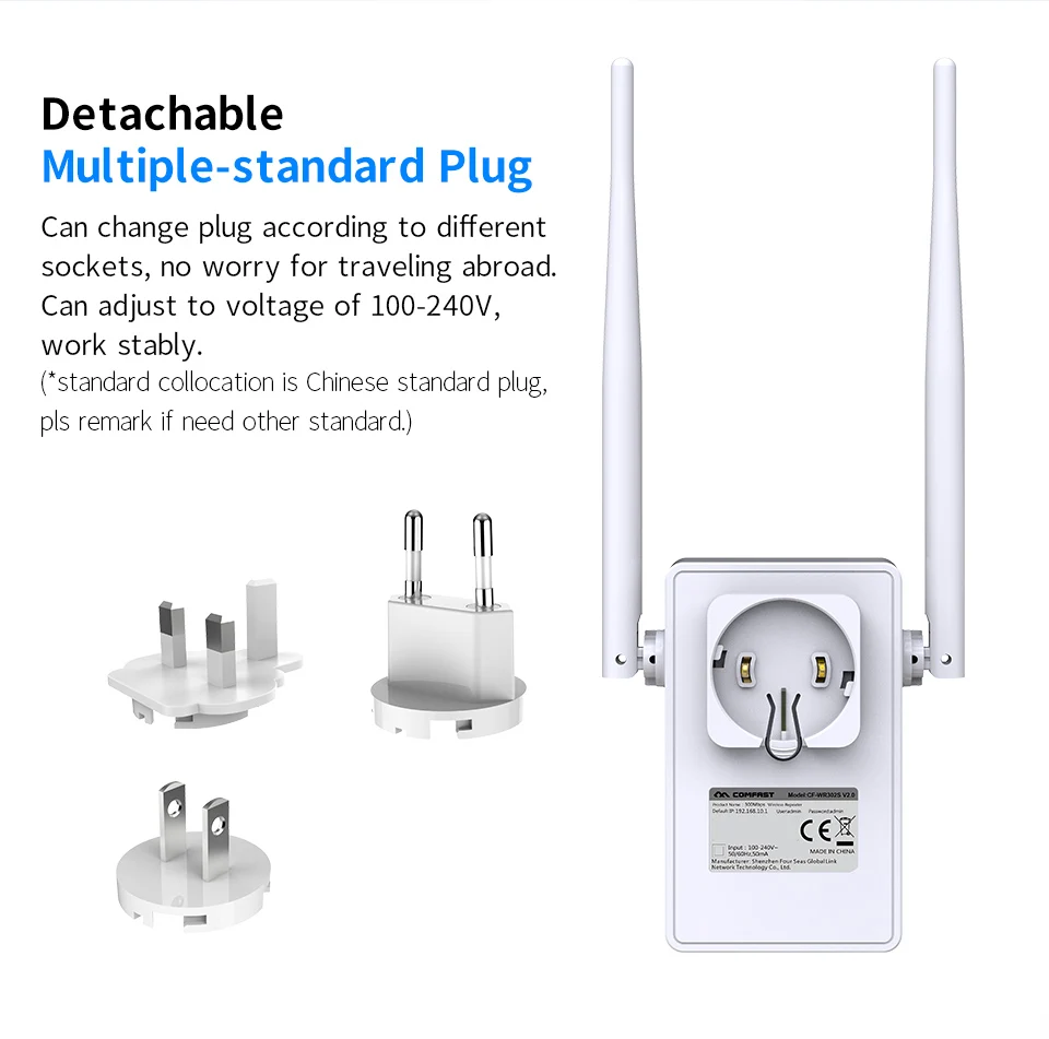 Мощная 10dbi антенна беспроводной wifi ретранслятор расширитель диапазона сигнала усилитель 802.11N/B/G 300 Мбит/с Wi-Fi усилитель сигнала Repetidor