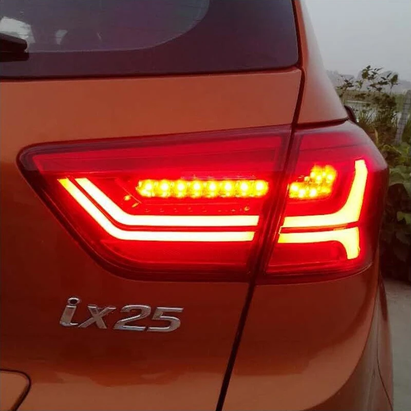 

Car Styling for Hyundai IX25 Tail Lights 2013-2018 Creta LED Tail Lamp LED DRL Dynamic Signal Brake Reverse auto Accessories