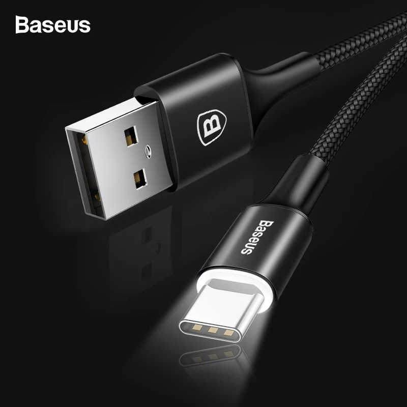 Aliexpress.com : Buy Baseu LED Light USB Type C Cable USBC