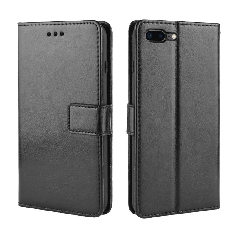 50 шт./лот Чехлы для мобильных телефонов iPhone 4/5S/6 S/6 PLUS/7/7/8 PLUS Crazy Horse кожаный чехол