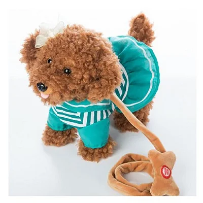 Brinquedos de Música Eletrônicos para Crianças Trela Elétrica Cachorro Marinha Pelúcia Máquinas Controle Remoto Cão Brinquedos Frete Grátis 14 High Quality Brinquedos e hobbies