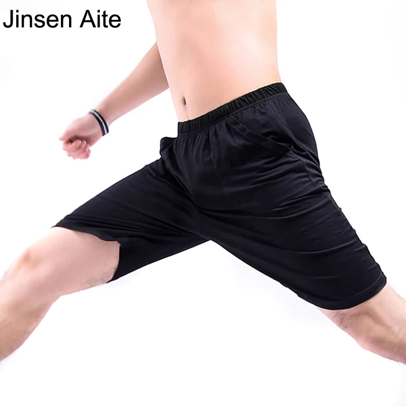 Jinsen Aite 6XL Плюс Размер новые мужские свободные повседневные Шорты хлопковые Модальные Короткие штаны эластичные удобные дышащие брюки JS372