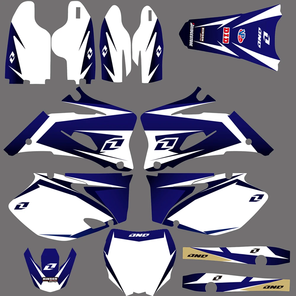

0019 New Style TEAM GRAPHICS&BACKGROUNDS DECALS STICKERS Kits FIT for YZ250F YZ450F 2006 2007 2008 2009