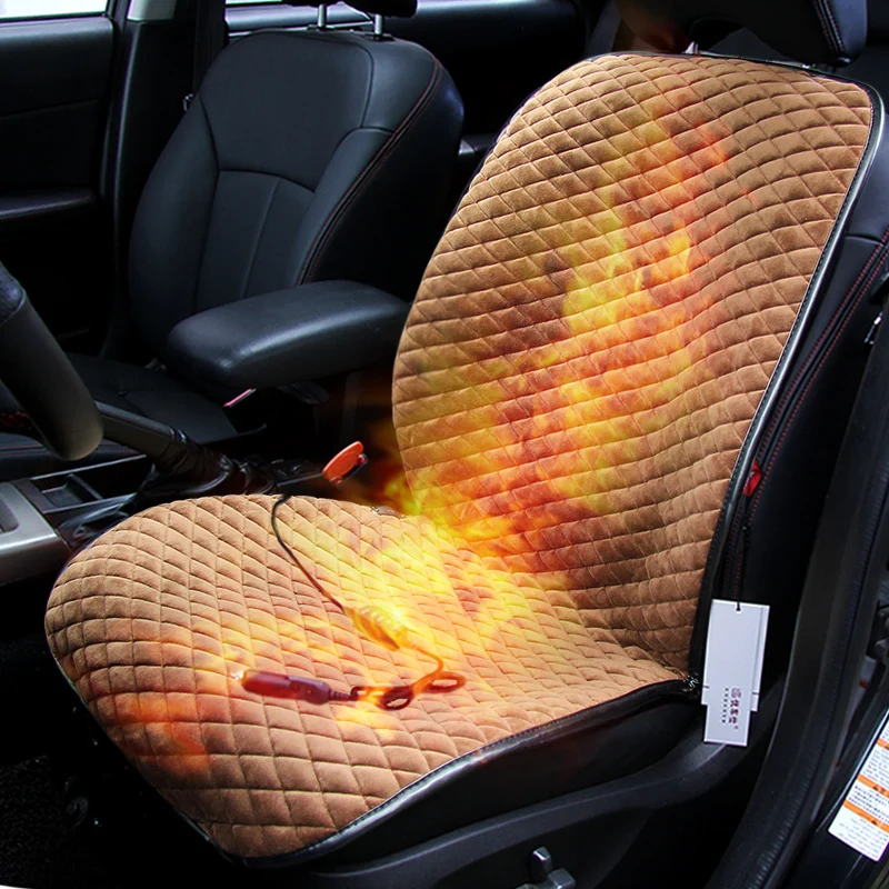 Winter Car Heated Cover Car Electric Heated Seat Cushion For Ford Edge Escape Kuga Fusion Mondeo