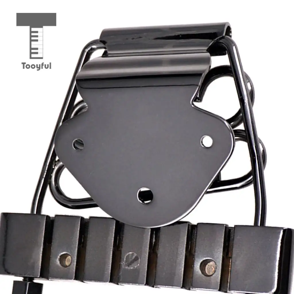 Tooyful Trapeze Tailpiece Deluxe for 6-String Hollow Semi Hollow Archtop Jazz Guitar