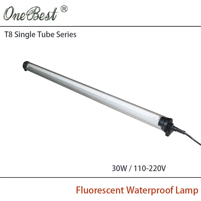 HNTD TD08 30W 110V 220V T8 Single Tube Fluorescent Waterproof Explosion
