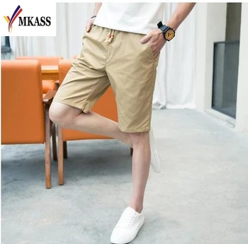 

2017 Summer Cotton Men Shorts Casual Fashion Knee Length Surfings Short Leisure Fitness Breathable sprot Shorts Size M-5XL