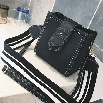 

ETAILL Nubuck Pu Leather Women Messenger Bags Females Bucket Bag Leather Crossbody Shoulder Bag Bolsas Femininas Sac A Main