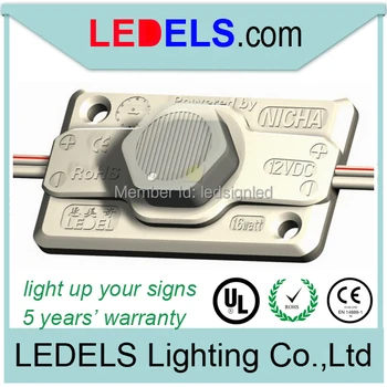 

high power 12V 1.6W waterproof 5 years warranty ul listed led module for light box lighting