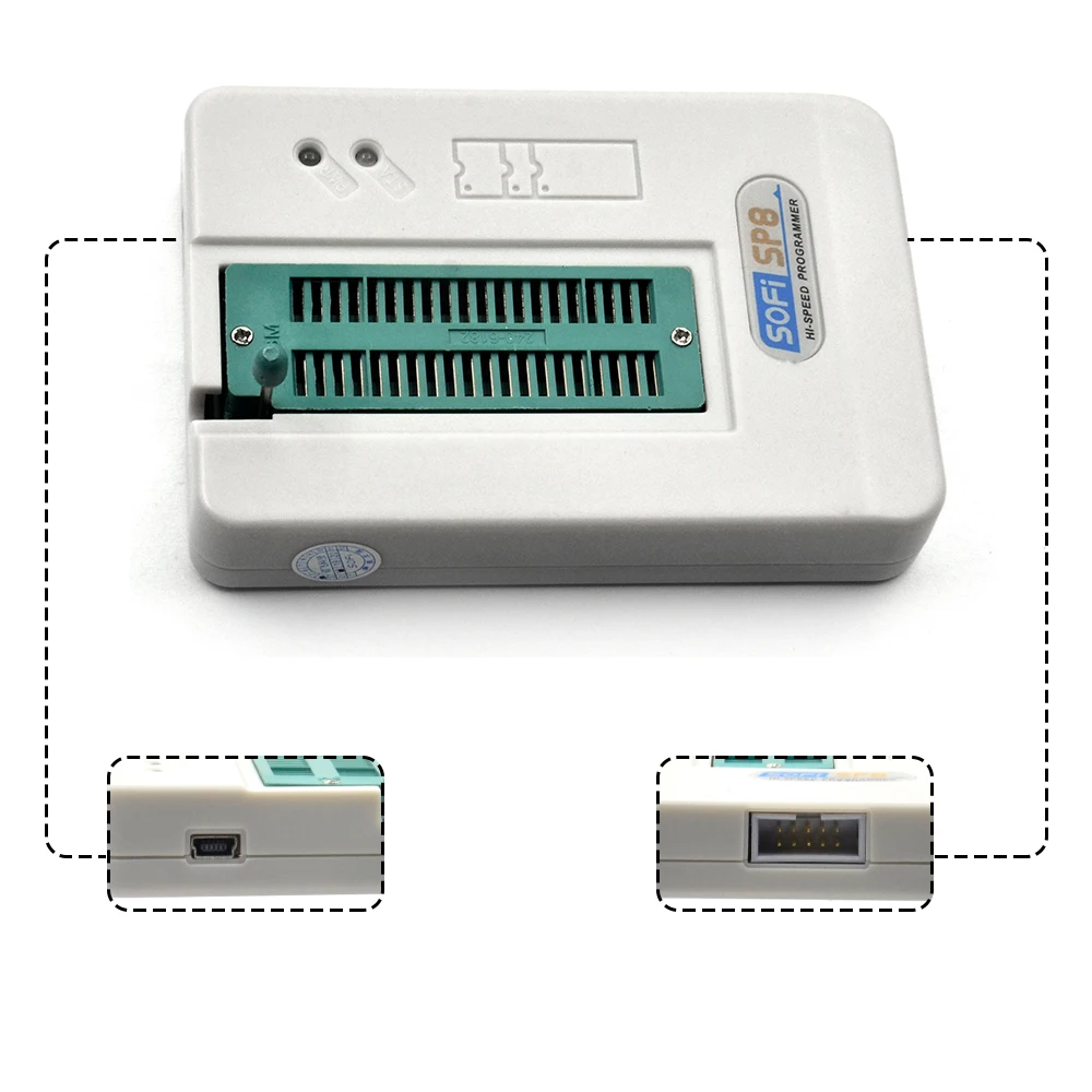 1 шт./лот SP8 A SOFI высокоскоростной USB программатор универсальный (25T80/24C/93C/BR90 93/SPI BIOS)