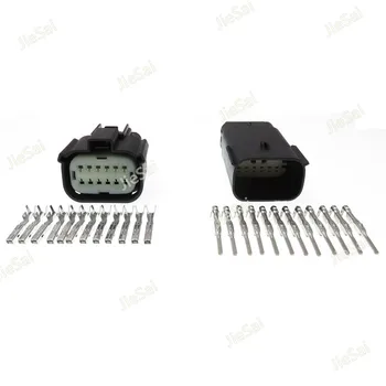 

12 Pin 33472-1201 Automotive Headlight Plug Female Male Connector For Ford Focus Mondeo Buick Chevrolet