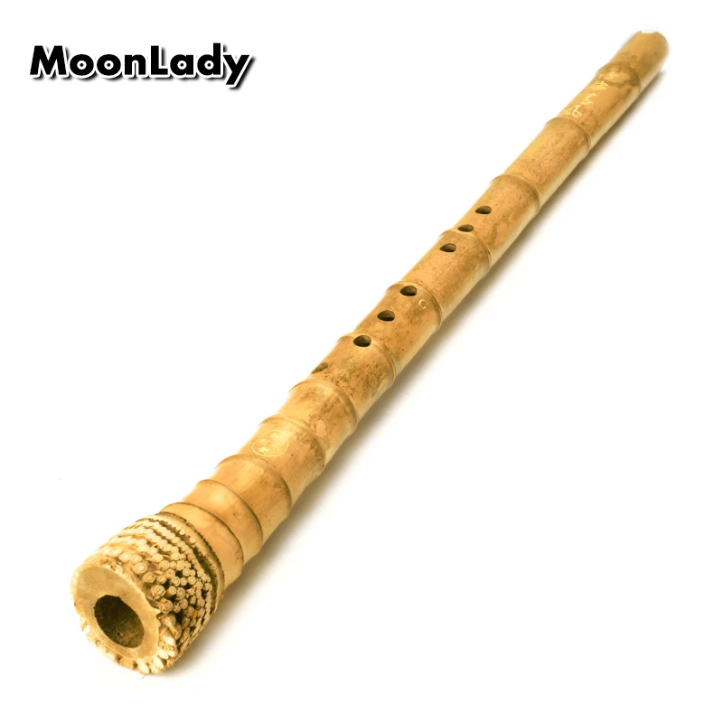 Chinese Traditional Flute Xiao Key G Handmade Bamboo With Root Wind