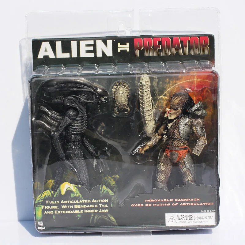 NECA Alien VS Predator Tru эксклюзивный 2-PACK ПВХ фигурка игрушка