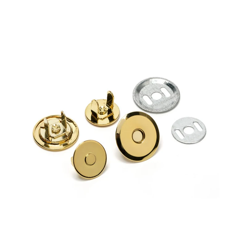 100set Purse Snaps 18mm Gold Snap button for bagsin Bag Parts