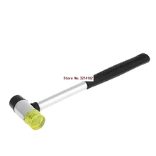 25 мм двусторонний мягкий на ощупь молоток резиновый молоток кожаный инструмент DIY 07NOV