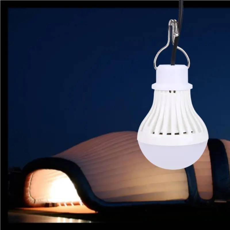 

New 5W 5V USB Powered LED Night Light Bulb Outdoor Hanging Tent Light Bulb Lamp Camping Fishing Light Portable LED Night Lamp