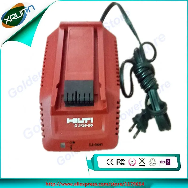 Б/у для Hilti/HILTI C4/36 90 новое зарядное устройство для литиевой батареи 14,4 v-36 v 220 V вход