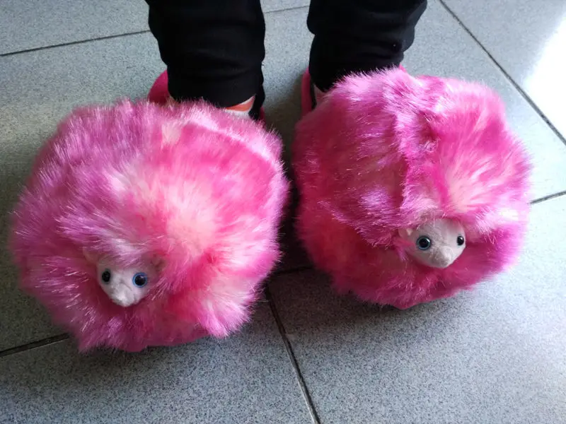

Harry Potter 10" PYGMY PUFF Plush slippers Toy pink