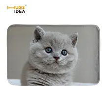 HUGSIDEA милый ленивый кот 3D принт ковры детская спальня декоративный коврик теплые мягкие моющиеся коврики для дома входная дверь