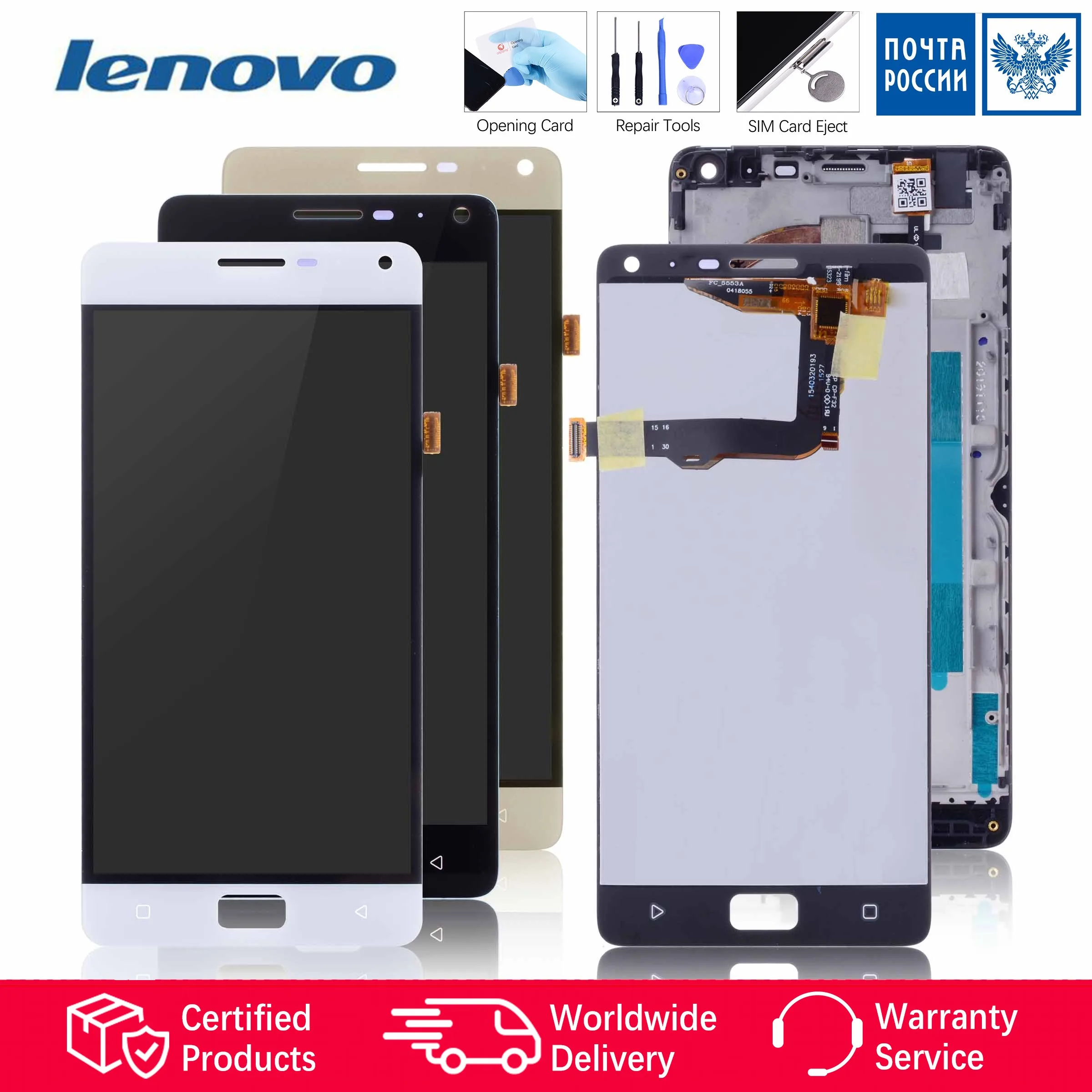 

5.5'' Original IPS LCD For Lenovo P1 LCD Display Touch Screen with Frame For Lenovo Vibe P1 A42 P1C72 LCD Display Replacement