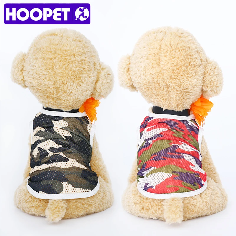 

HOOPET Pet Vest Cotton Cat Hoodies Sweatshirt Pet Coat Jacket Clothes Big Dog Summer&Spring Puppy Colorful T-shirt