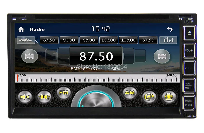 Top Universal 2 Din 6.95 inch Car DVD player gps car radio video player car head unit with Bluetooth,Ipod, ATV,3G usb host 2