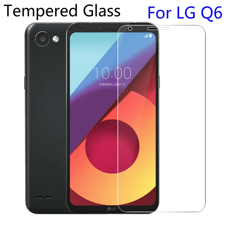 Закаленное стекло 9H для Lg Q6 Защита экрана LG Q 6 q6 2.5d 0 26 мм Премиум закаленная
