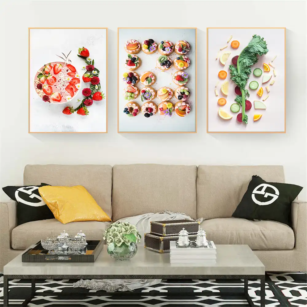 Modern Canvas Art Wall Picture For Dining Room Food Print Poster Canvas Art Wall Picture For Dining Room