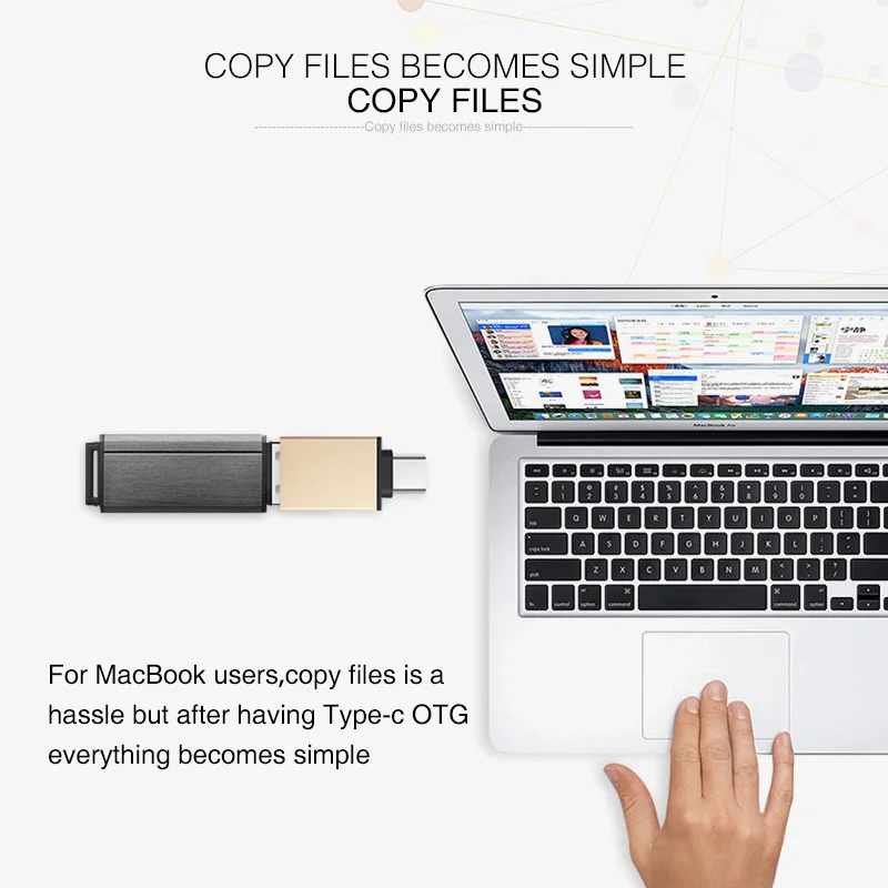 Elough USB Type C USB 3.1 OTG for Xiaomi MI4C Huawei P9 Honor 8 Nexus 6p USB Type C OTG Adapter Data Sync Charging Type-C USB-C (3)