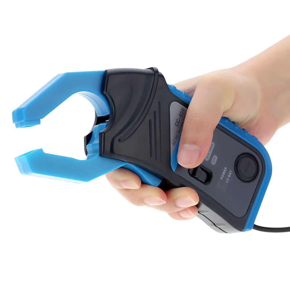 

CC-650 AC/DC Current Diagnostic-tool 400Hz Bandwidth Current Clamp Meter 20mA to 650A DC with BNC Connector