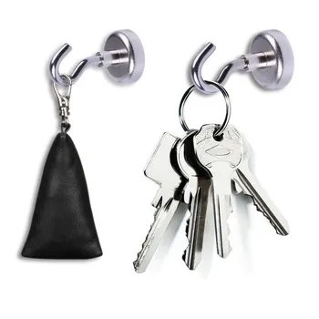 

10 pcs Super Strong Magnetic Hooks Holders Magnetic Hook Holder Set for Storage and Organization Heavy Duty Hook Holder