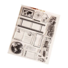 Глобус прозрачный силиконовый печать штамп для альбом «сделай сам» Скрапбукинг фото карточное украшение