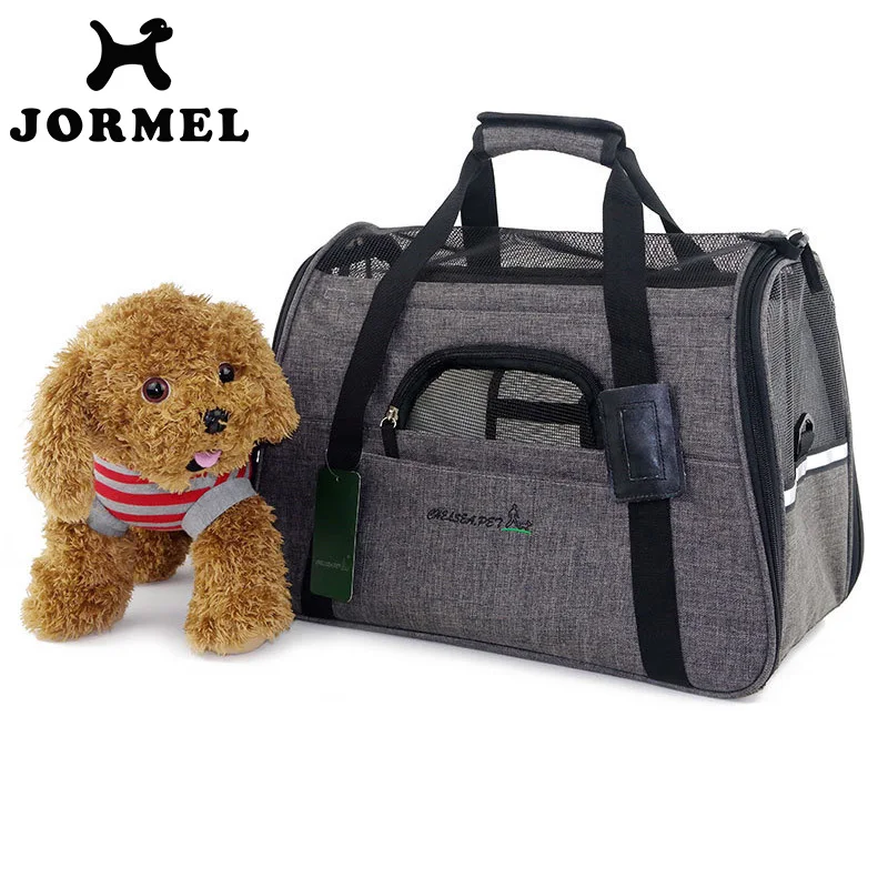 

JORMEL Pet Cat Small Dog Travel Nylon Cloth Carrier bag Outdoor Foldable Portable Dog Chihuahua Carry Tote Shopping Bag Handbag