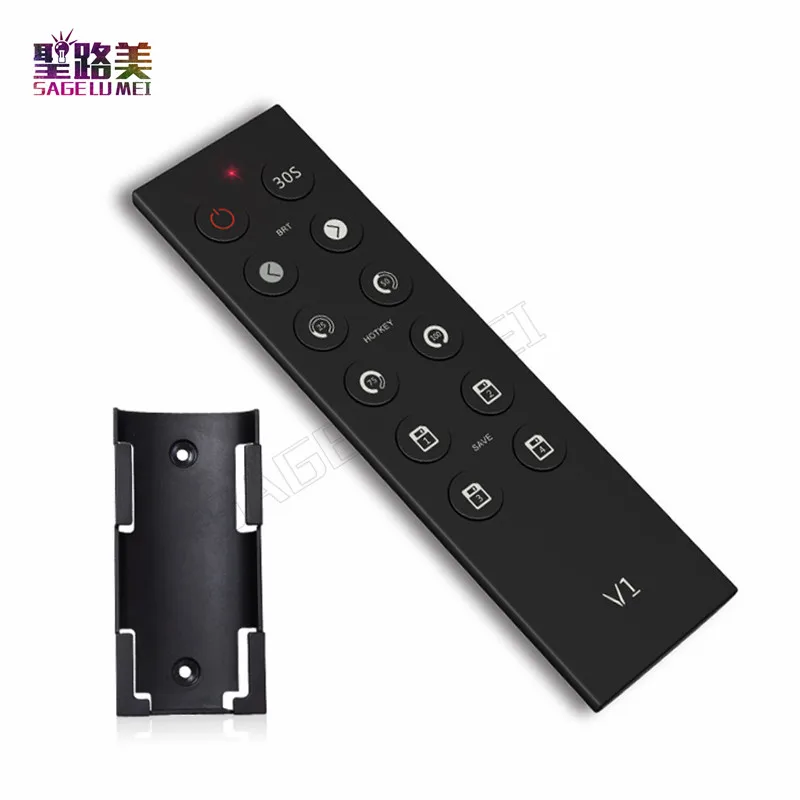 

LTECH V1 RF 2.4Ghz brightness adjustment Remote LED Controller for single color led strip light with R4-3A Receiving controller
