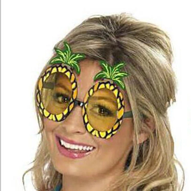 Hawaiian Beach Pineapple Sunglasses Hawaii Party Fruit Glasses Funny Dancing Supplies Hen Night Stag Party supplies