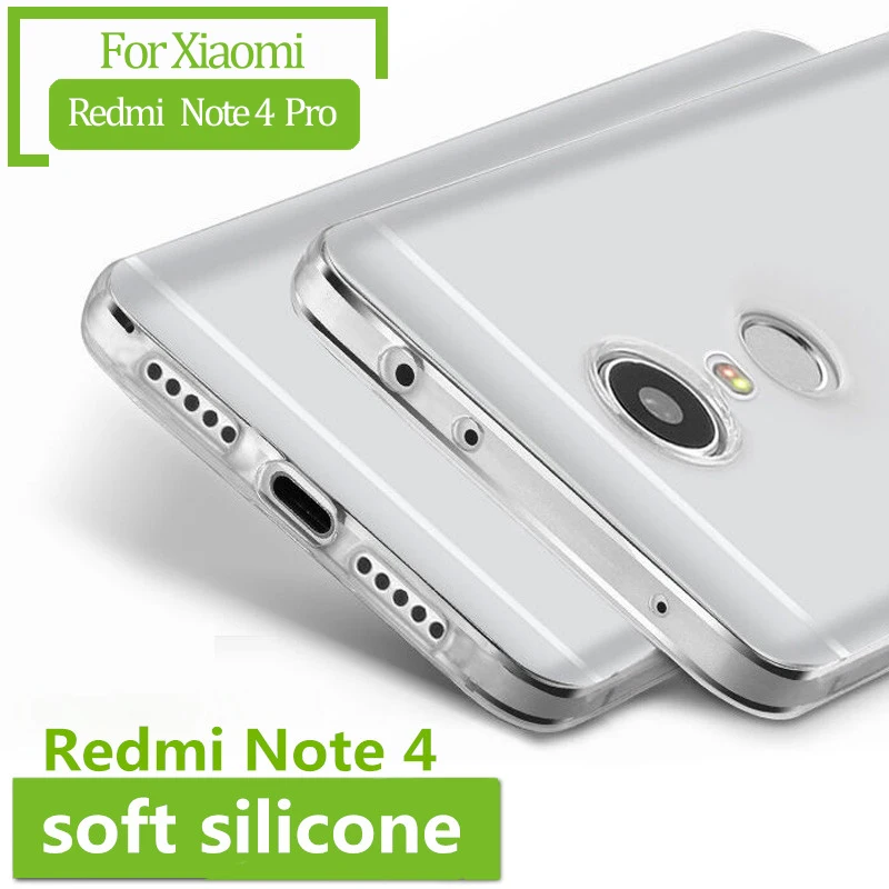 Xiaomi Redmi Note 4 Pro Чехол Силиконовый MOFi Оригинал 4x Гб 64 мягкая Задняя накладка чехла из