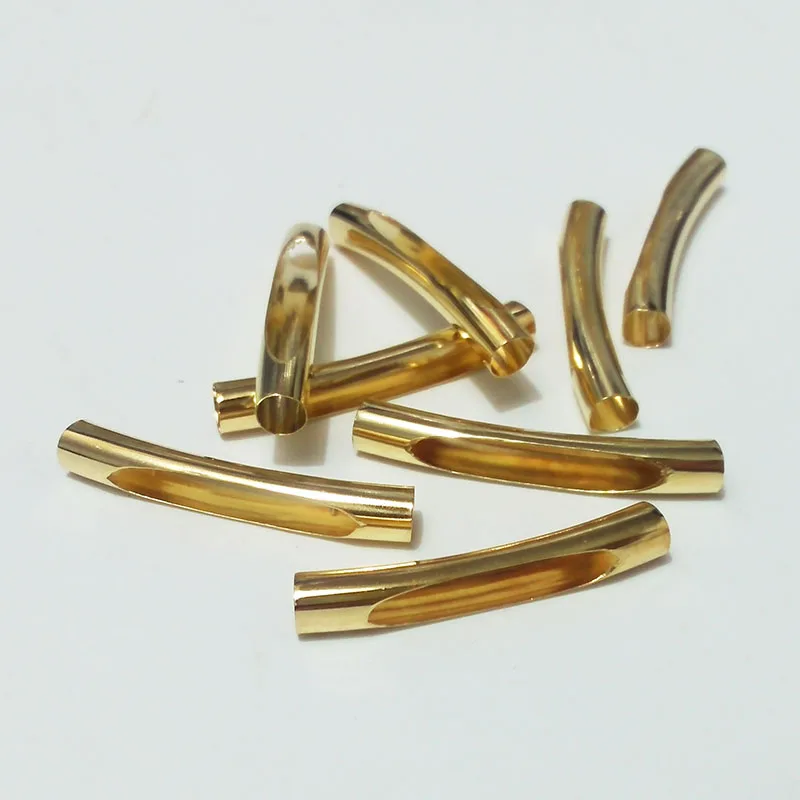 Кожаный шнур для драгоценностей ожерелье соединитель трубчатые шарики Spacer