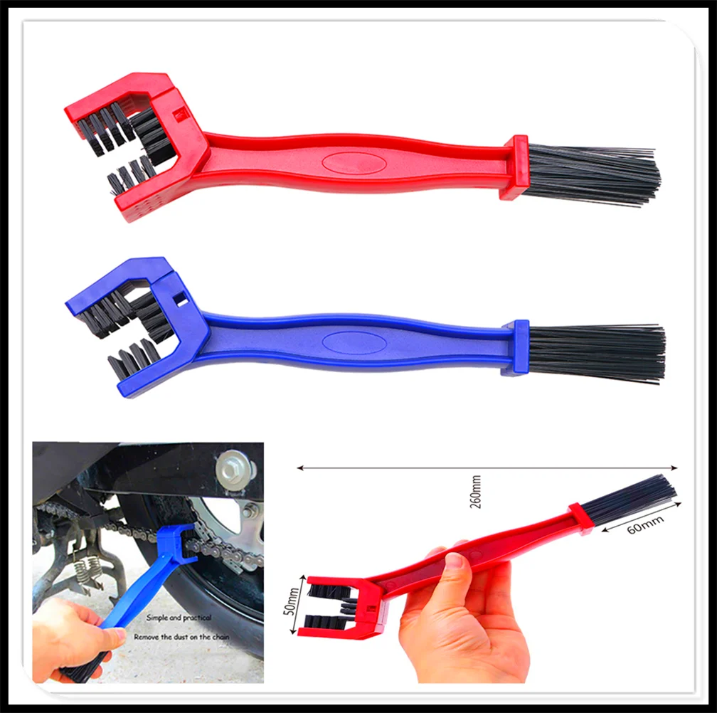 Nuovo 2018 Bike Grunge Gear Chain Brush Cleaner Scrubber Tool Per Kawasaki Ninja 650R Er6F Er6N Versys W800 Se Z750S