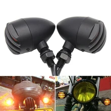 Motorcycle Turn Signal Lights flashers indicators for Harley honda yamaha kawasaki suzuki ducati Bobber Chopper Cafe