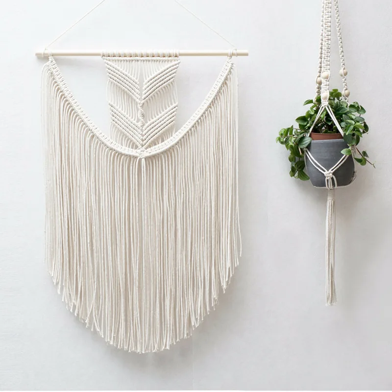 

Macrame Tapestry wall art decoration handmade tapestry wall hanging macrame tapestry Wedding Home Girls Living Room Decoration