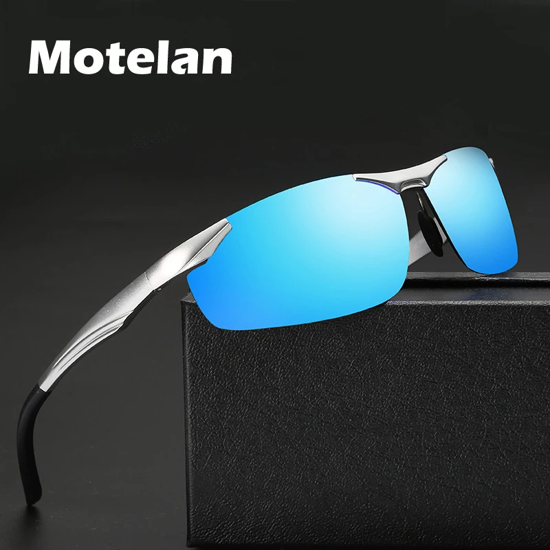 Новинка 2017 года мужские Поляризованные Rimless Алюминий Солнцезащитные очки для женщин для вождения поляризационные зеркало Цвет объектив