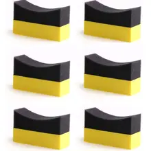 Best Offers 6Pcs Tire Contour Dressing Applicator Pads Gloss Shine Color Polishing Sponge Wax Best Offers 6Pcs Tire Contour Dressing Applicator Pads Gloss Shine Color Polishing Sponge Wax