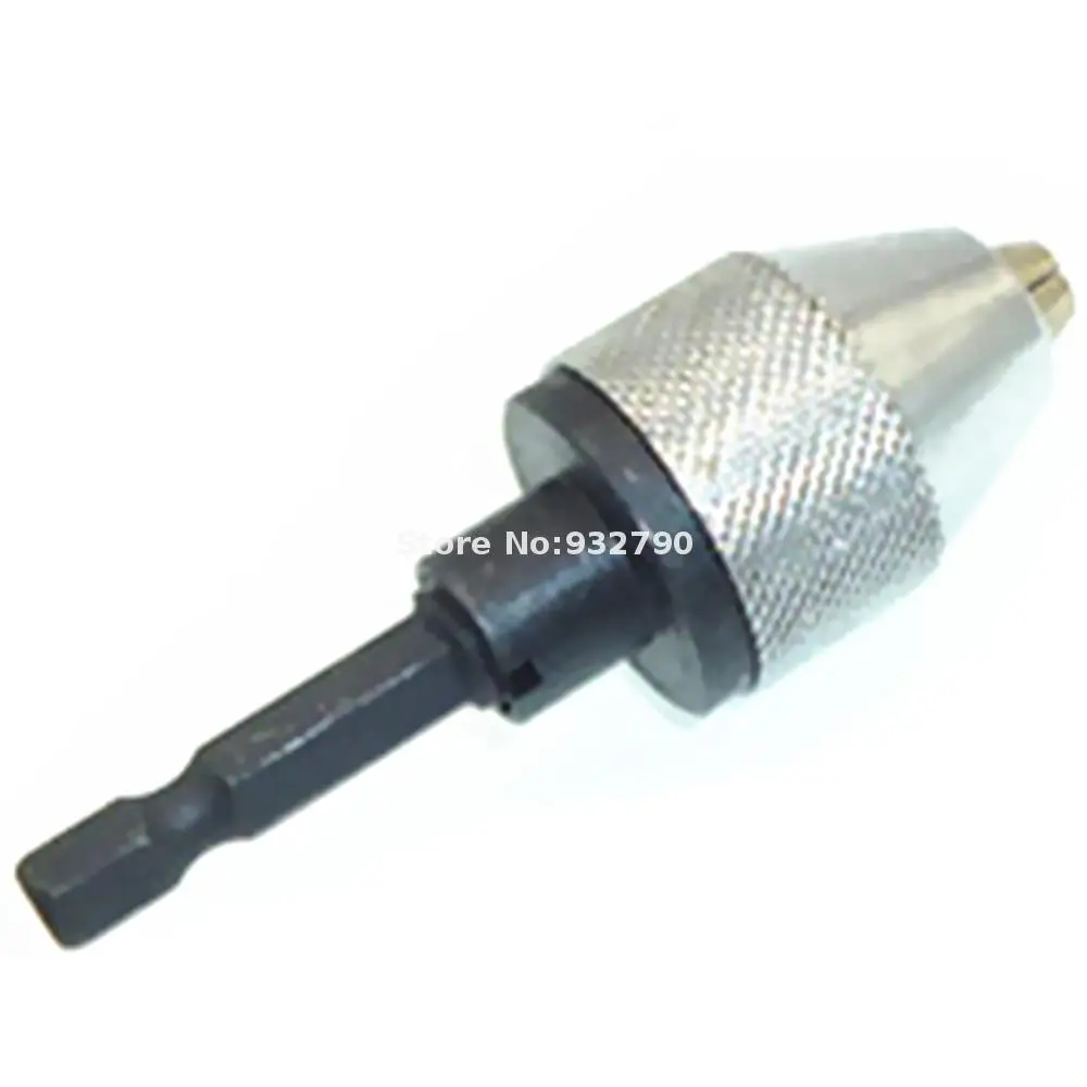 1/4 Inch Keyless Drill Bit Chuck Quick Change Adapter Converter Hex