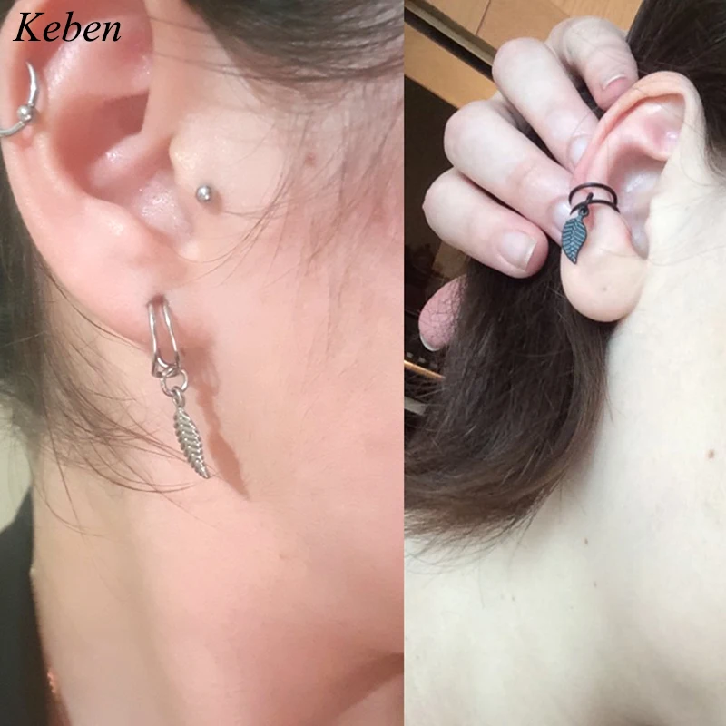 Starbeauty-2pcs-lot-Carved-Leaf-Nonpierced-Helix-Piercing-Tragus-Piercing-Fake-Piercing-Ear-Cuff-Clip-on (3)