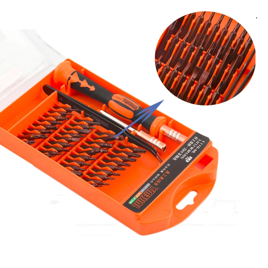 

New JM-8113 39 in screwdriver bit set with torx flat cross star Magnetic Screw driver Tools repair laptop computer cell phone