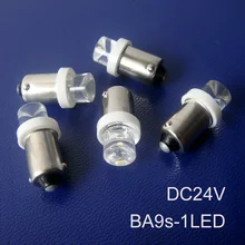 Высокое качество 24 в led BA9S инструментальный светильник, 24 В BA9S индикаторная лампа 24 В BA9S грузовик светодиодный светильник лампа 10 шт./лот