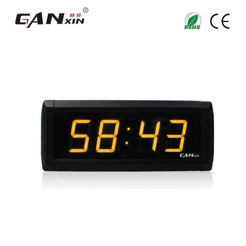 [Ganxin] 1," высокое качество дешевые электронные светодиодные цифровые часы-таймер может поставить на стол или настенный - Цвет: Цвет: желтый